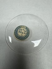 Vintage VTF Pocket Watch Crystal Round Domed 45.78mm 20 4/16 20 4/8 3 Clear