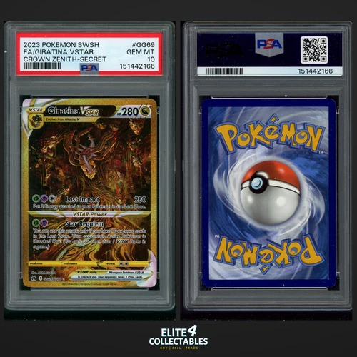 Giratina VSTAR GG69/GG70  - PSA 10 (Crown Zenith)