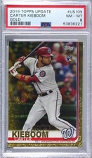 2019 Topps Update Gold 491/2019 Carter Kieboom #US109 PSA 8 5w7