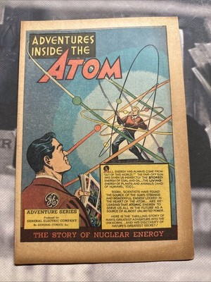 ADVENTURES INSIDE THE ATOM (1948) GE promotional comic book B33SL