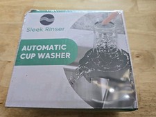Automatic Glass Rinser Faucet Bottle Washer Cup Cleaner For Sink Attachment New