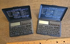 Sharp EL-6091 Electronic Organizer Alarm Clock Calculator Lot Of 2 See Desc