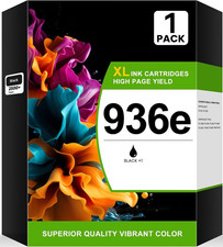 936E 936XL 1 Pk Black Ink Cartridge for HP OfficeJet 9120 9135e 9120e 9110 9730e