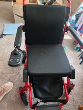 AIR HAWK electrical travel wheelchair - Red color
