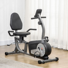 HOMCOM Exercise Bike with LCD