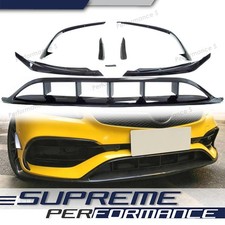 Front Sto&szlig;stange Spoiler Aero-Kit Flaps f&uuml;r Mercedes A Kl. W176 AMG Line 15-18