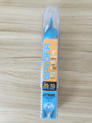 #ad Spyder Stinger 1 in x 6 1 2 in Woodboring Auger bit Drill Bit 12010 $12.99