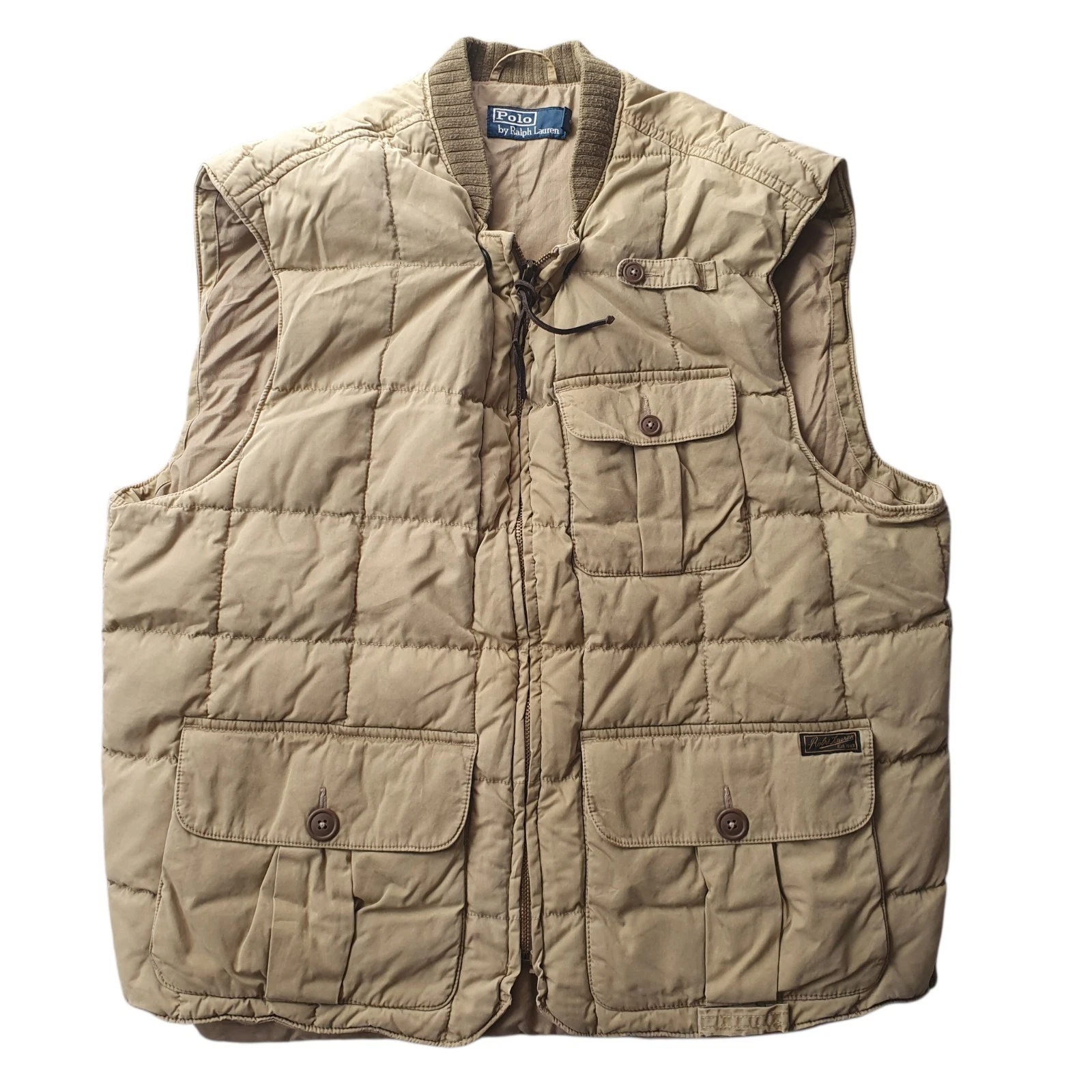 Polo Ralph Lauren Men's Quilted Body Warmer Gilet Puffer Hunting Fishing (XL)
