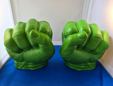 Marvel Hulk Foam Fist Costume Gloves Pair. Very Nice Shape. Great For Con