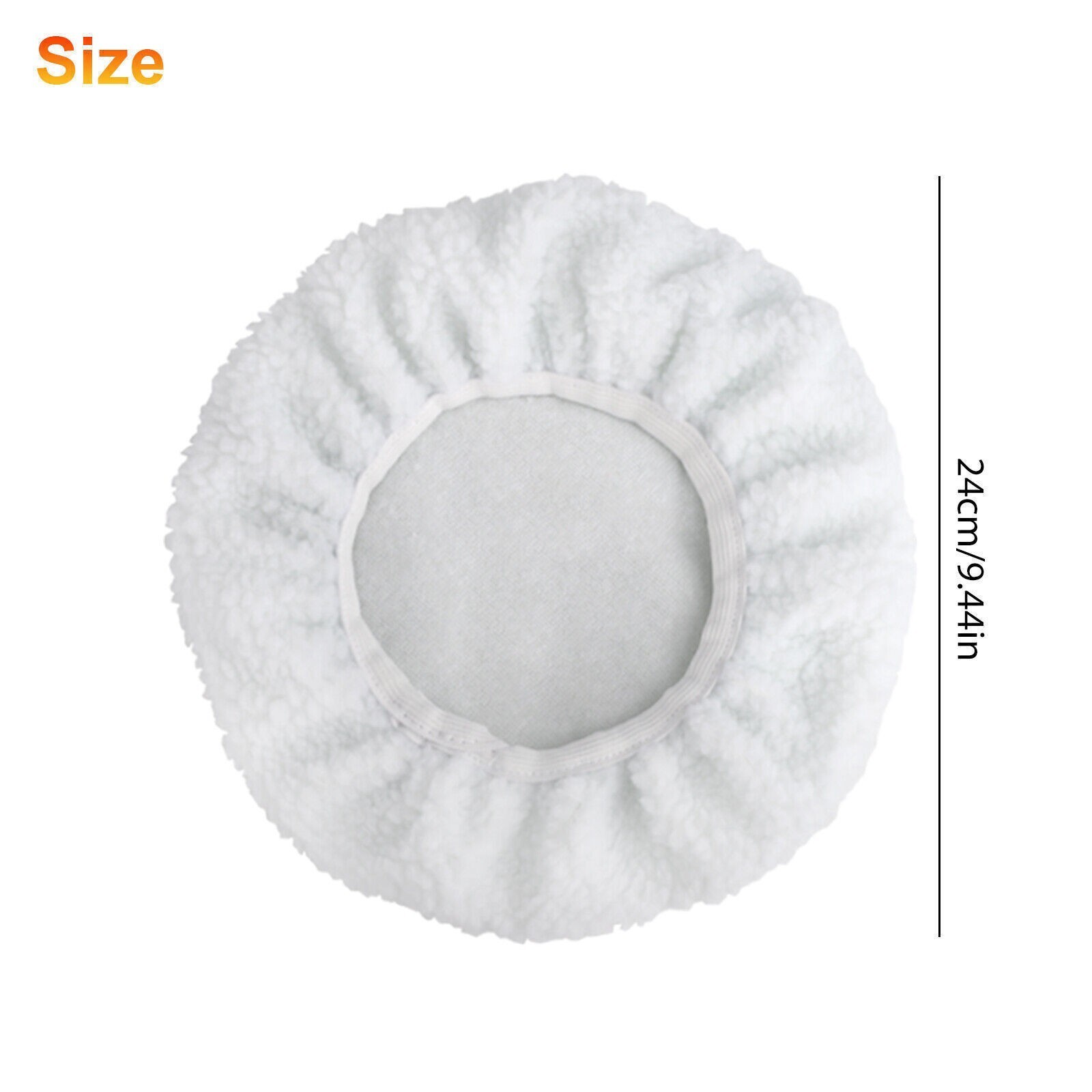 10X Polishing Bonnet Pads 9 to 10 inches Buffer Bonnets Microfiber Car Polisher