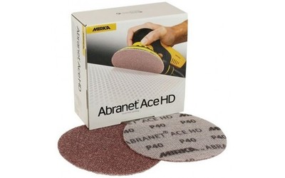 Mirka AH-252-060 Abranet Ace HD 8'' Net Grip Disc, P60 Grit, (25 per Pk.)