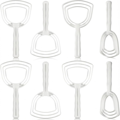 #ad 4 Pieces Bone Dust Scraper Fish Scale Remover Butcher Plastic White Fish Descale $19.45