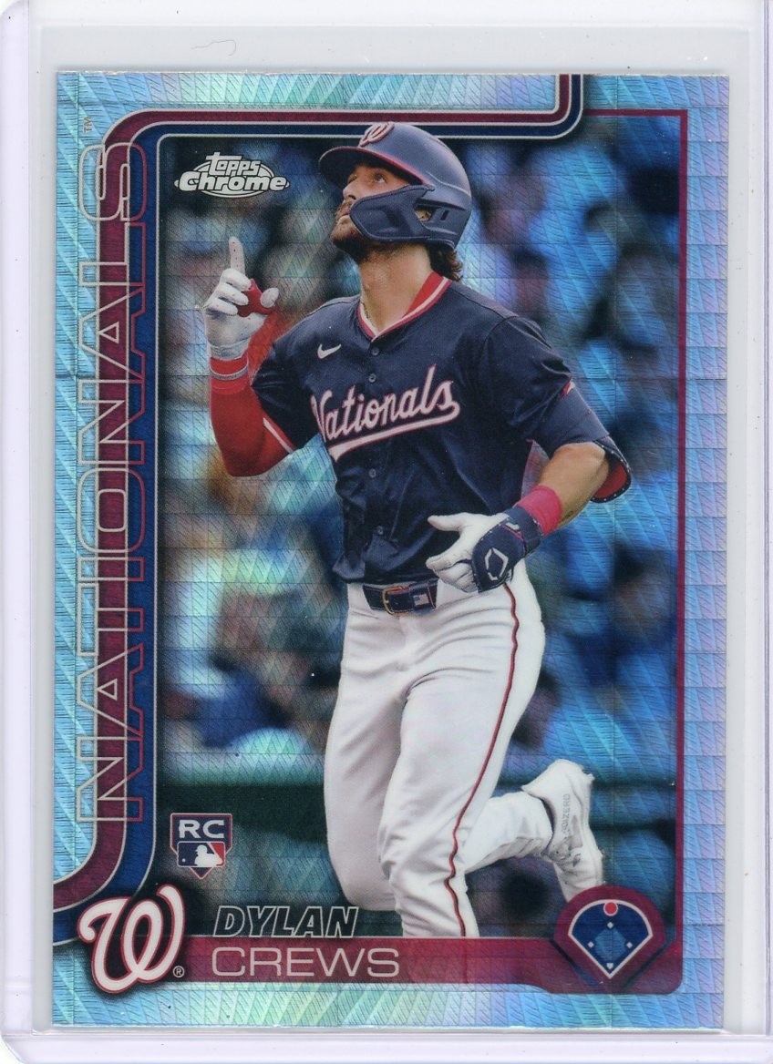 2025 Topps Chrome #146 Dylan Crews Prism Refractors