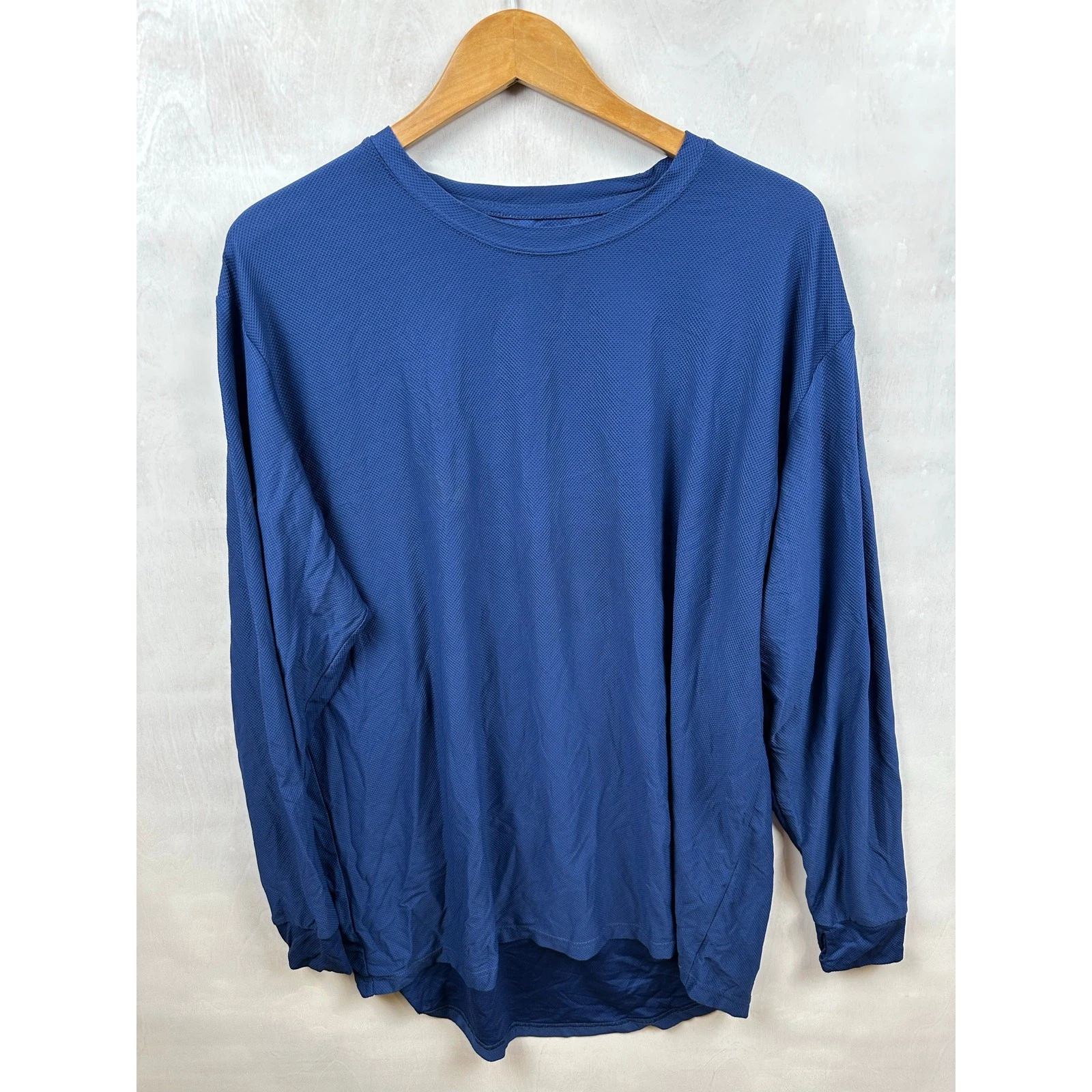 Duluth Trading Company Men's Blue Athletic Long Sleeve Shirt 2XL Outdoors