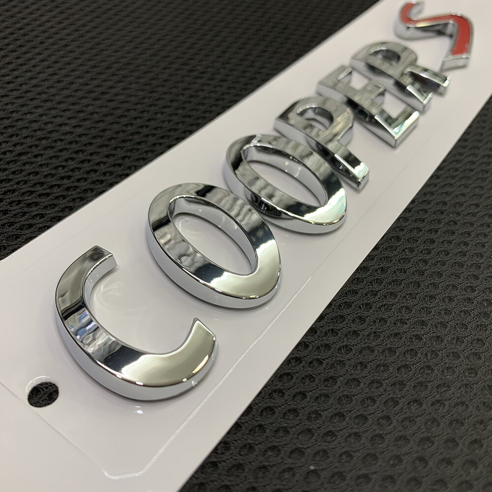 FOR MINI Cooper S Chrome Rear Trunk Emblem Badge Clubman R53 R56 F56 | eBay