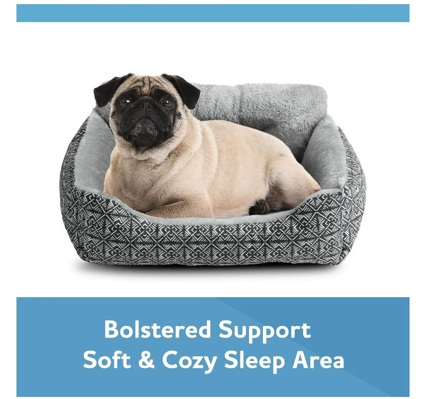 "Vibrant Life Lounger cama para mascotas, pequeña, negra, 21"" x 17""" Foto 4 de 4