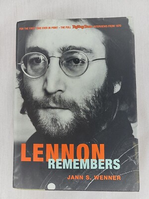 John Lennon Remembers Jann Wenner Hardcover The Full Interview from 1970 Beatles