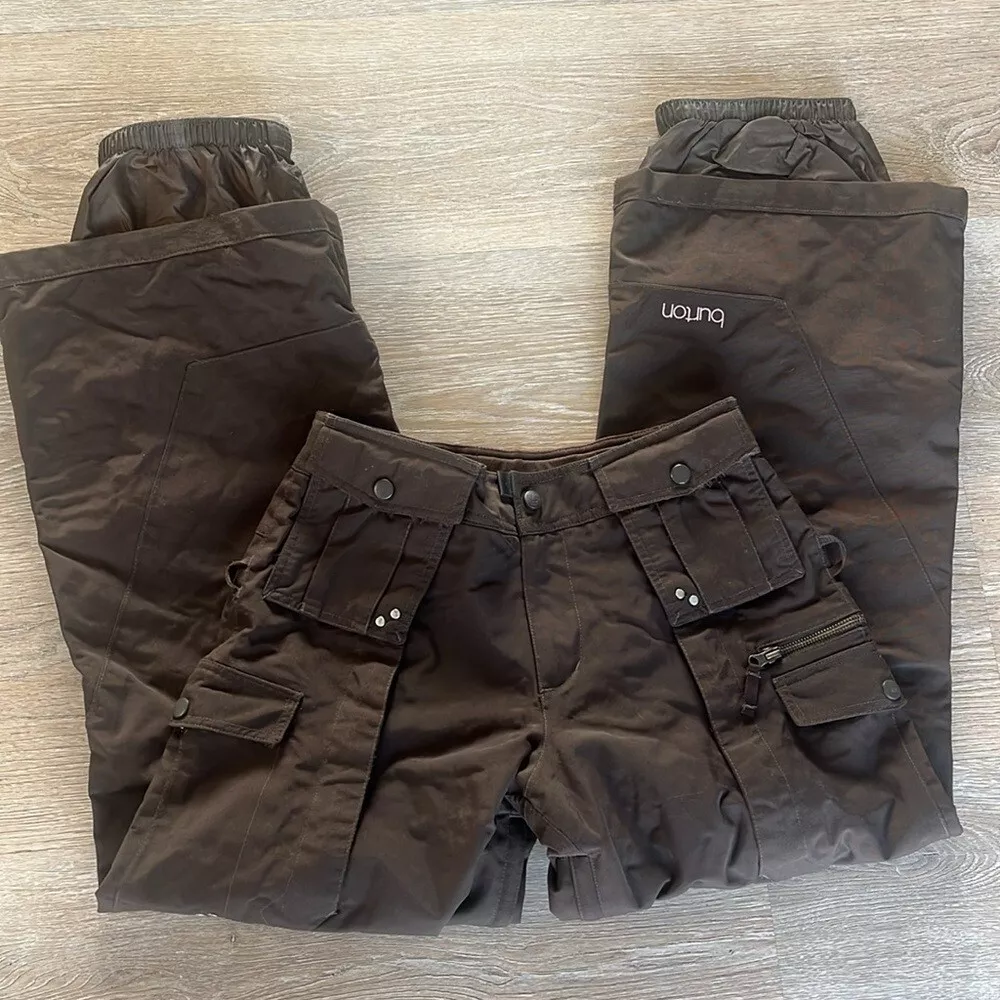 burton nylon snowboarding lined wide leg style 87380 pants