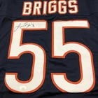 Lance Briggs Chicago Bears signed Custom Football Jersey XL  PSA AUTO
