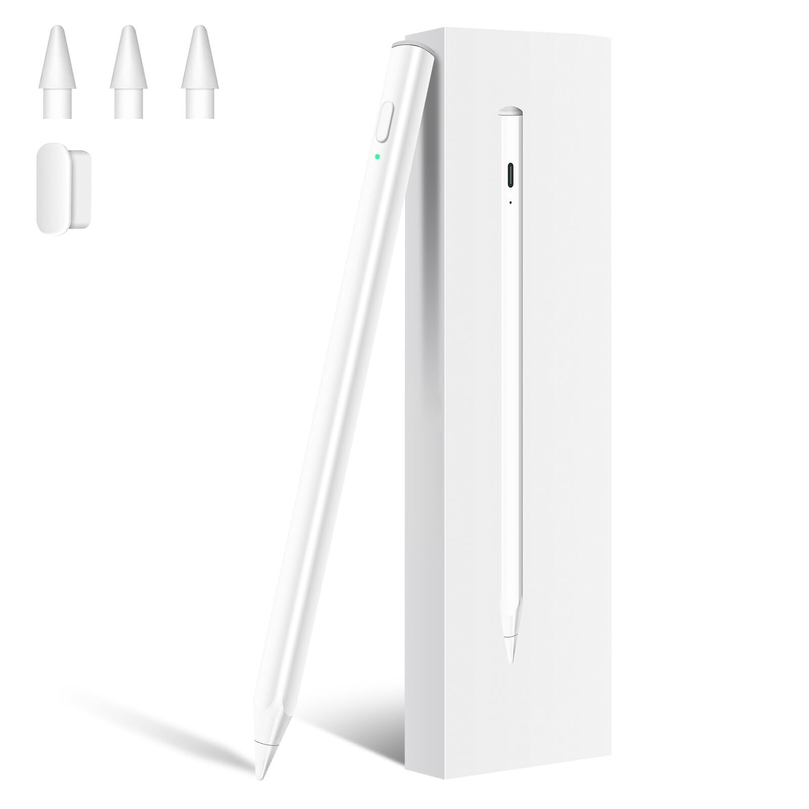 Stylus Pen for iPad: 13 Minutes Fast Charge iPad Pencil Stylus with Palm Reje...