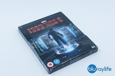 Iron Man 3 Zavvi Exclusive SteelBook Lenticular Edition Blu-ray 3D + Blu-ray