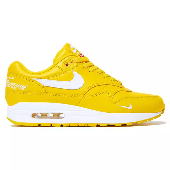 HF8813 700 Supreme Nike Air Max 1 '87 SP Jaune SS25 Week4 (Homme)