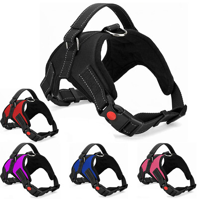 #ad Dog Harness No Pull For Small Medium Large Dogs Anti Pull Strong And Adjustable GBP 7.99