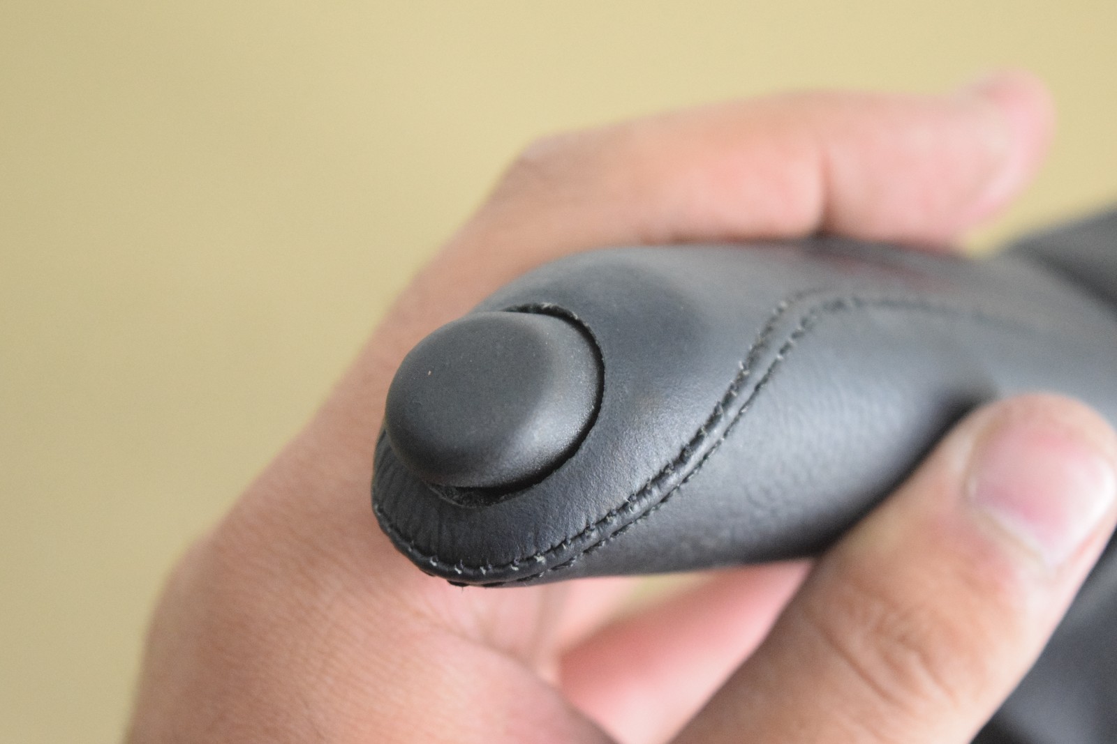 BMW F30 EMERGENCY BRAKE E BRAKE LEVER BLACK LEATHER OEM 320I 328I 335I