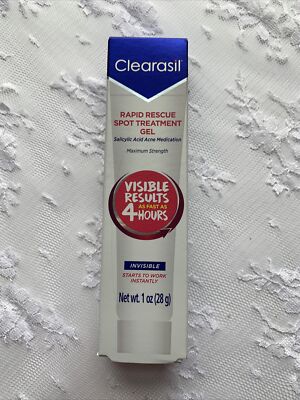 clearasil rapid rescue spot treatment gel