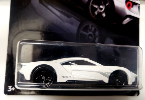 2018 Hot Wheels Exotics White '17 Ford GT #2/6 Walmart Exclusive Black Card - Foto 5 di 10