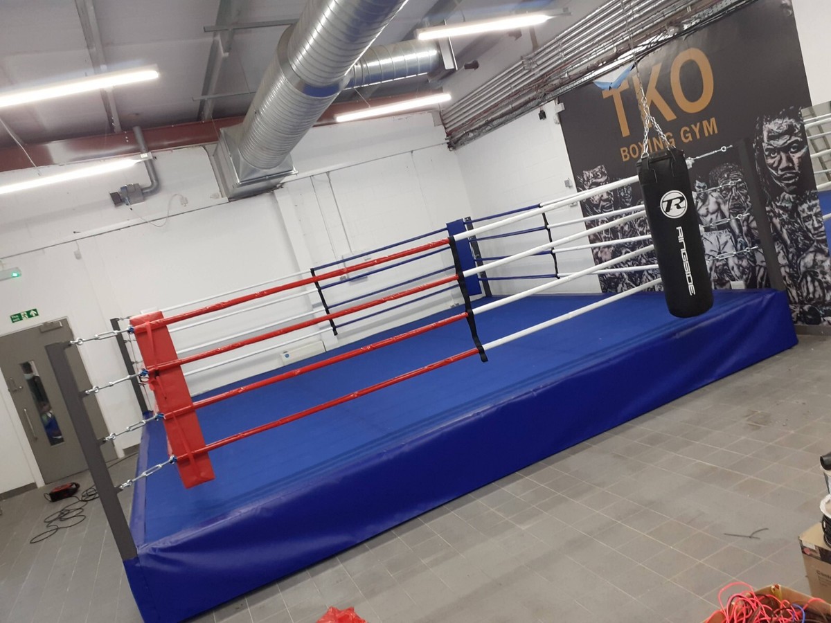 Derrimut Gym Boxing Ring Modern Thai Boxing Gym In Thailand Stock