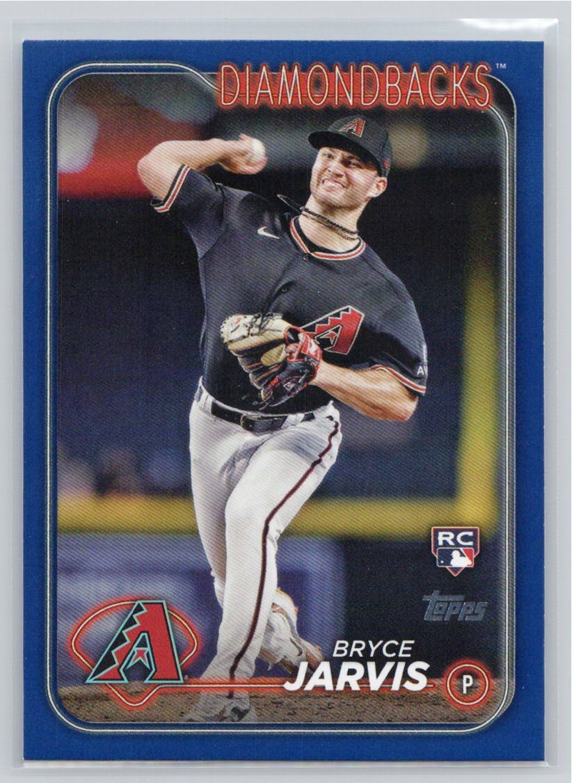 2024 Topps #363 Bryce Jarvis Royal Blue Arizona Diamondbacks RC