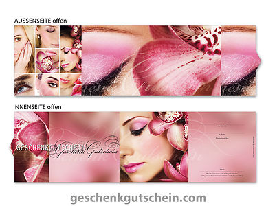 Premium Booklet Gutscheine für Kosmetik, Beauty, Wellness KS706