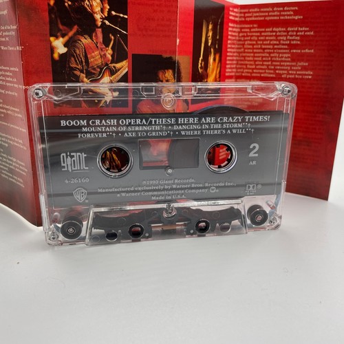 Boom Crash Opera – These Here Are Crazy Times (Tested) Cassette - Giant 1990 - Picture 6 of 6