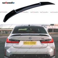 FOR 2019-2025 BMW G20 M340i 330i G80 M3 CS STYLE GLOSS BLACK TRUNK SPOILER WING