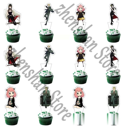 SPY×FAMILY Supplies Birthday Party Set Balloons Cake Toppers Banner Decor Gift D - Picture 10 of 10