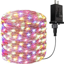 200 LED Christmas String Lights Indoor Outdoor Waterproof Plug in for Tree Room