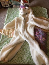 Child's Furry Unicorn With Wings Costume 2  3
