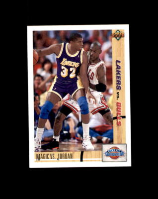 1991-92 Upper Deck Classic Confrontation #34 Magic Vs Jordan