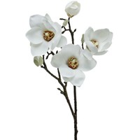 Magnolien Zweig Weiß 67Cm Kunstblume Dekozweig