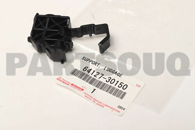 6412730150 Genuine Toyota SUPPORT, LUGGAGE COMPARTMENT DOOR