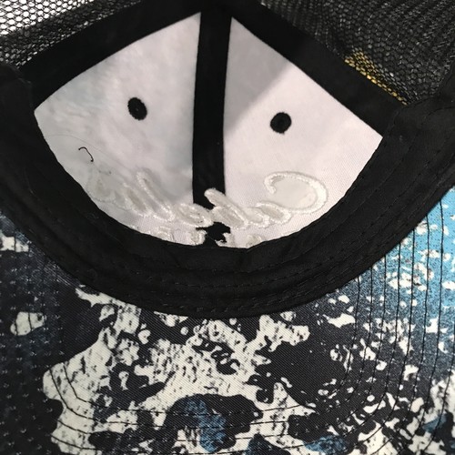 Cabela's Club Blue Camo Baseball Cap Hat Outdoors Hunting Fishing Snapback - Picture 7 of 10