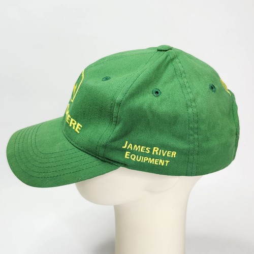 Green John Deere Snap Back Cap Hat James River Equipment - Picture 2 of 8