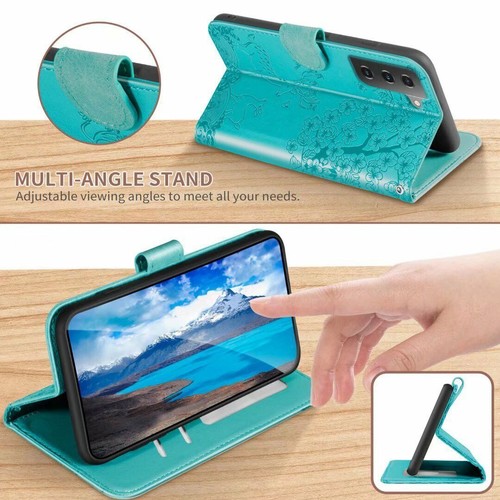 Flip Diamond Elk Deer Wallet Phone Case For iPhone 11 12 13 14 Samsung S21 S22 - Picture 8 of 14