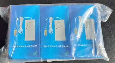 Topvico Water Leak Sensor Detector Flood Alarm for Basement 120dB Work Alone NEW