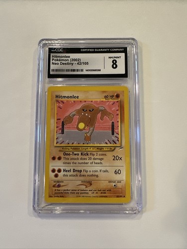 Hitmonlee (Unlimited) graded CGC 8 for sale on eBay