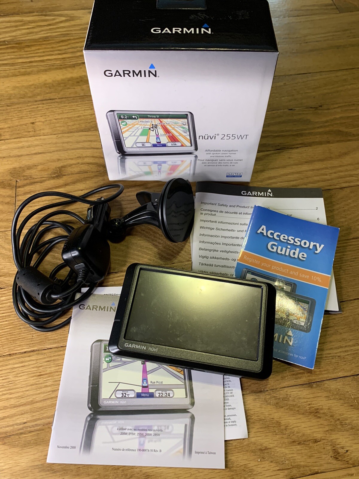 Garmin nuvi 255W 4.3-Inch GPS Navigator Fully Tested and Working