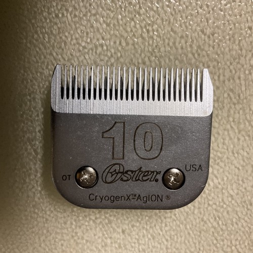 Genuine Oster CryogenX AgION Clipper Blade Size 10, Veterinary Pet