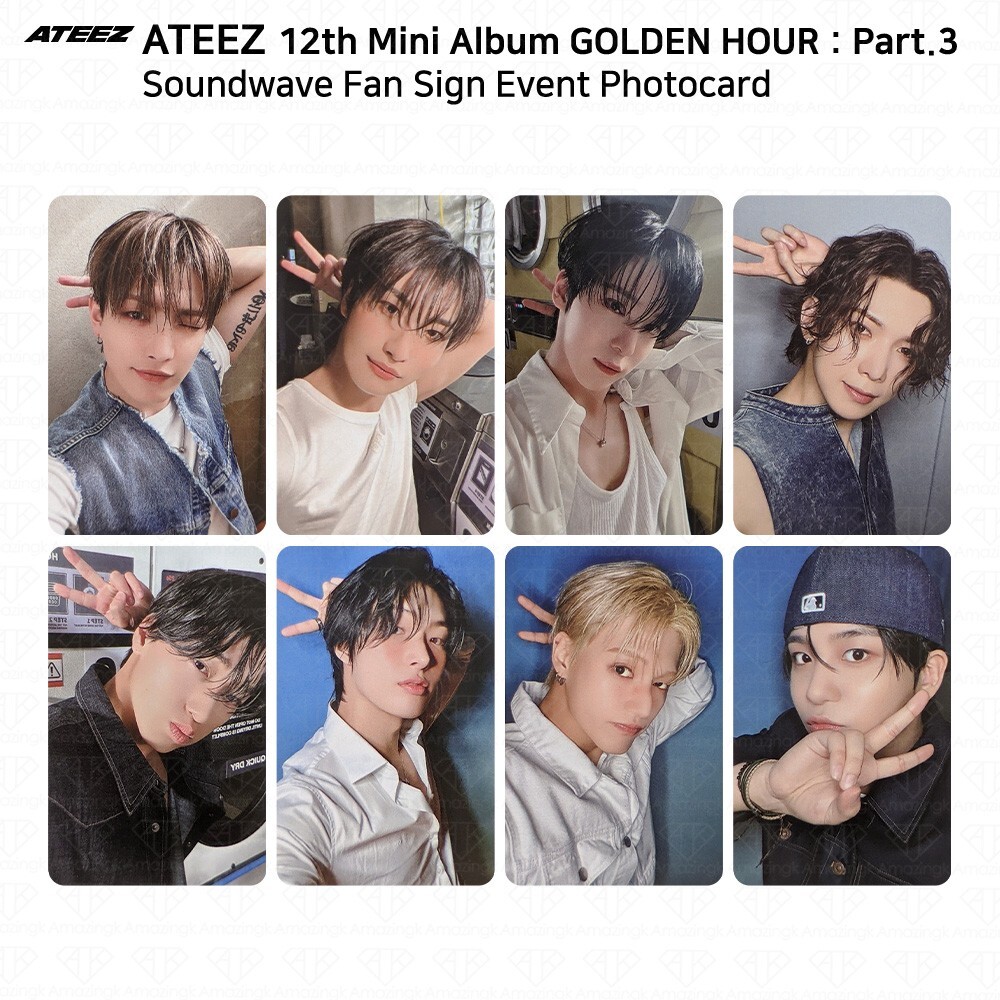 ATEEZ golden hour Part.3 soundwave ② ATEEZ The 12th Mini Golden Hour Part.3 Soundwave Luckydraw