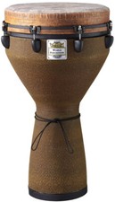 Remo Key Tuned Djembe 14" Diameter, 25" Height in Fabric Earth